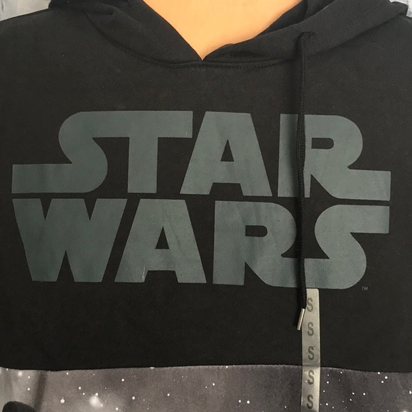 NWT Disney Star Wars Darth Vader Jedi Men's Hooded Sweater Hoodie front … - Picture 2 of 8